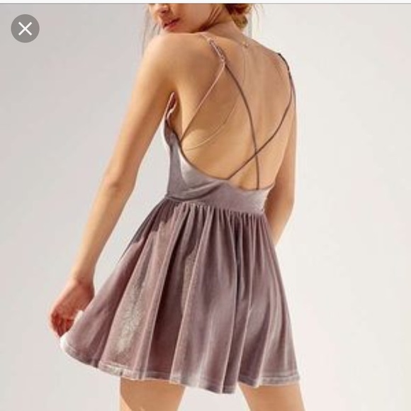 Silence + Noise Urban Outfitters Velvet Romper - Picture 2 of 6